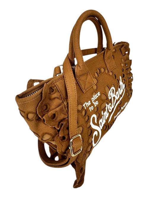 borsa donna colette in sangallo marrone MC2 Saint Barth | COLETTE VOLANT NSANGALLO 19 EMB